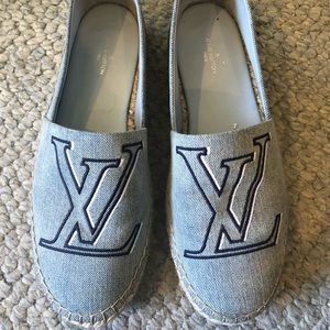 Louis Vuitton denim espadrilles
